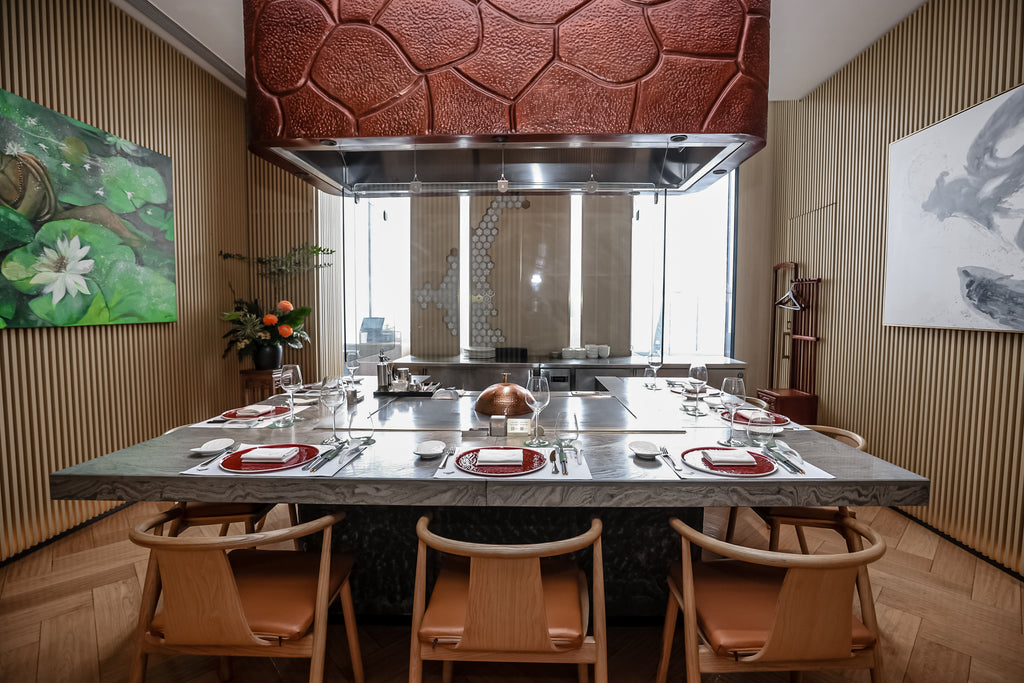 Rectangle Shaped Teppanyaki Table