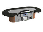 Oval Shaped Teppanyaki Table