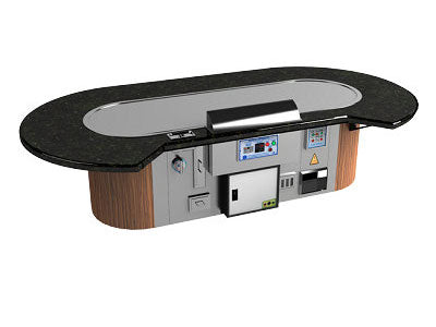 Oval Shaped Teppanyaki Table
