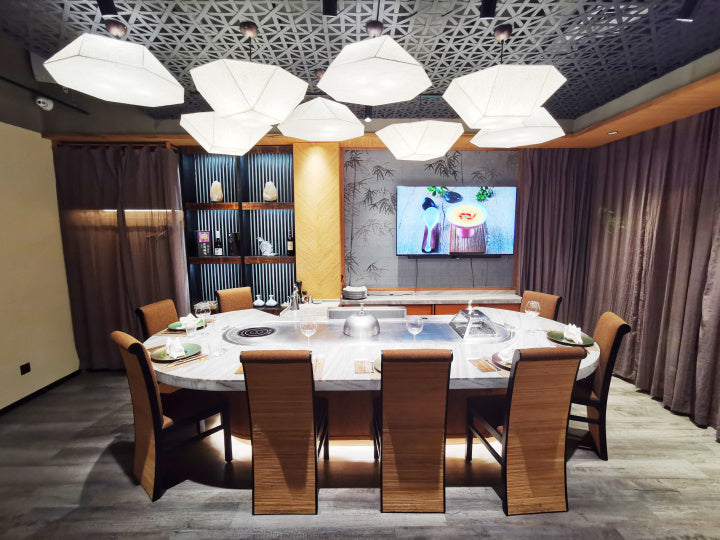 Oval Shaped Teppanyaki Table