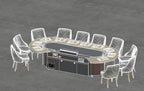 Oval Shaped Teppanyaki Table
