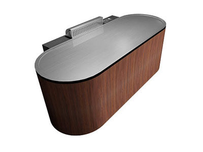 Oval Shaped Teppanyaki Table