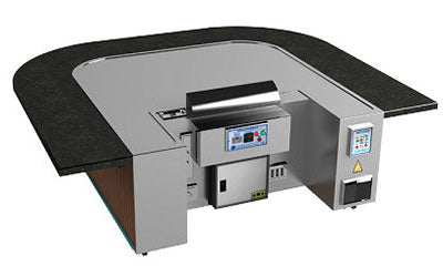 Arched Shaped Teppanyaki Table