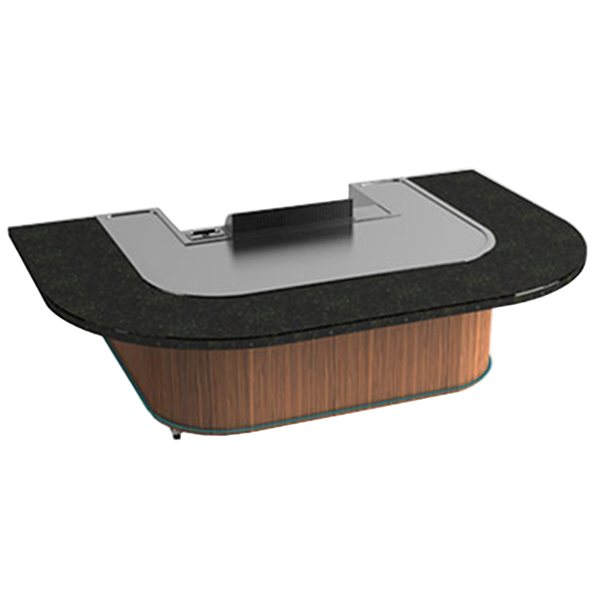 Arched Shaped Teppanyaki Table