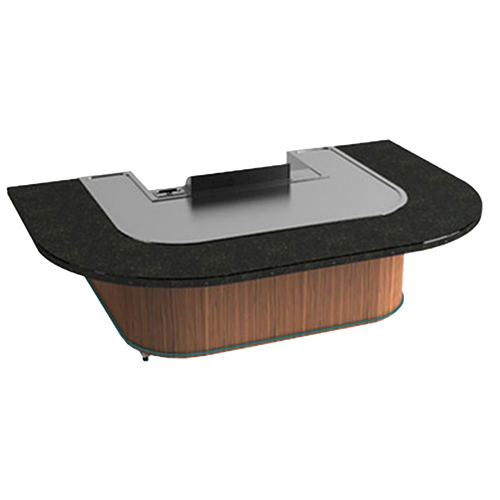 Arched Shaped Teppanyaki Table