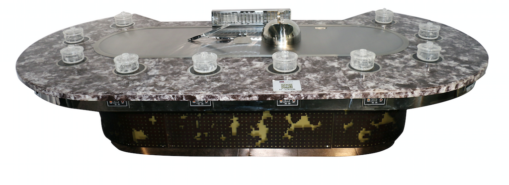 Oval Shaped Teppanyaki Table