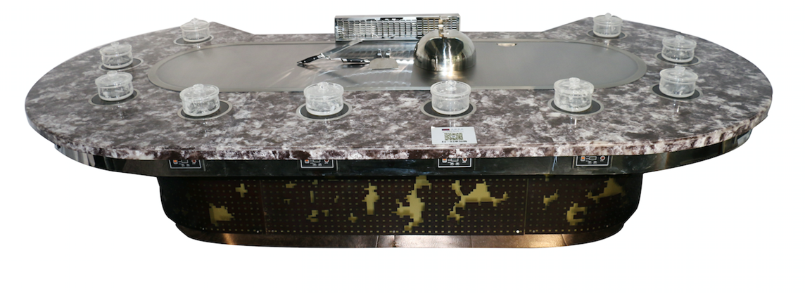 Oval Shaped Teppanyaki Table