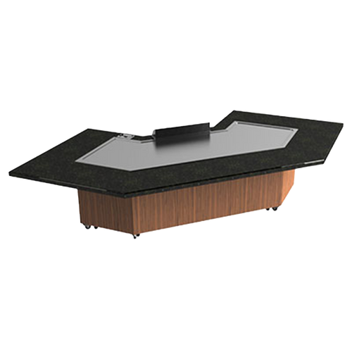 Bow Shaped Teppanyaki Table