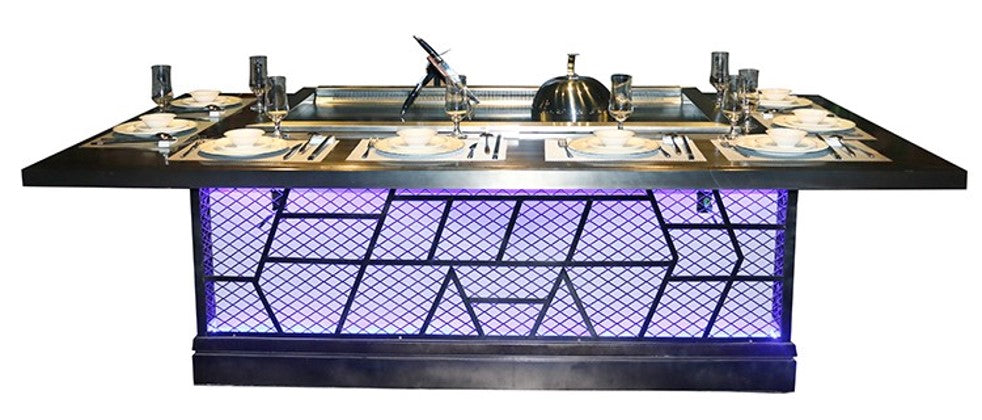 Rectangle Shaped Teppanyaki Table